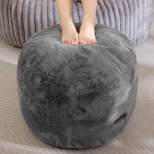  Pouf Stuffed Ottoman Round