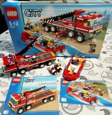 Lego City 7213 Camion et Bateau de Pompier