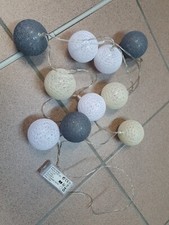 Guirlande Lumineuse À Led "10 Boules" 1m20 à piles