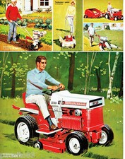 PUBLICITE ADVERTISING 026 1969   Motostandard  tondeuse microtracteur