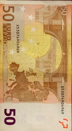 Billet rare euros - rare, de