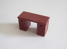 PLAYMOBIL (B42103) WESTERN - Bureau Marron Brun avec Caissons à Tiroirs