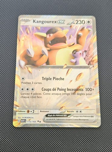 Carte pokémon kangourex - carte,