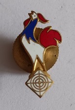 pin coq France bleu blanc