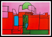 Valerio ADAMI : Intérieur III, lithographie originale 1970