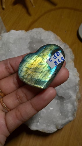 24g coeur labradorite - 24g,