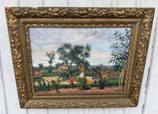 Huile Sur Panneau Orientaliste