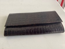 Ancien Porte Monnaie Portefeuille Femme Cuir ? Logo Vintage