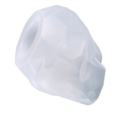  3D crâne humain tête silicone flowerpot moulage support de stylo moule moule en