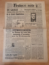 WW2 GUERRE 39/45 JOURNAL