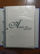 2011 complet 46 documents officiels philatéliques timbre poste france + Classeur