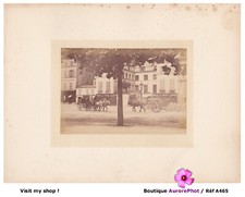 PARIS, CALÈCHE HIPPOMOBILE & CHARRETTE D'ARTISAN, EXPO UNIVERSELLE 1889 -A465