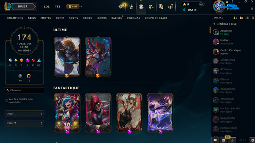 Compte lol euw - lvl, 174
