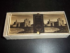 "CITE DE CARCASSONNE" 12 POSITIFS STEREOSCOPIQUES SUR FILMS / BRUGUIERE