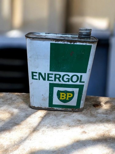 Bidon huile vintage bp - vintage,