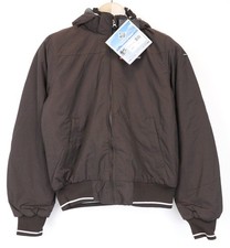 Tucano Urbano Wsp Veste Femme IT42 Marron Moto À Capuche Imperméable Zippée
