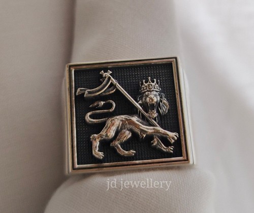 925 lion judah - judah, ring,lion
