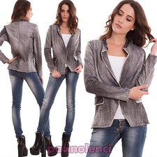 Veste Femme Jeans Strass