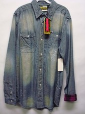 NWT Akademiks Blue Distressed