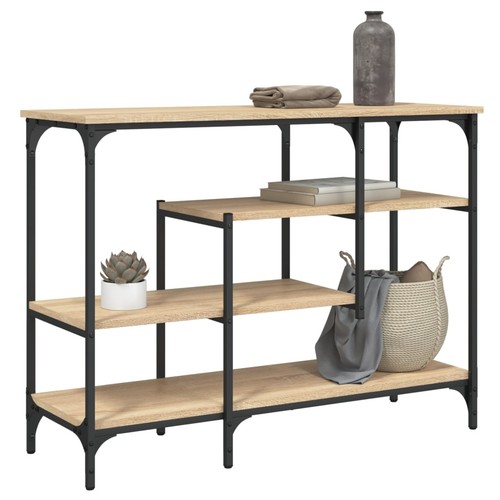 Table console avec étagère - table,