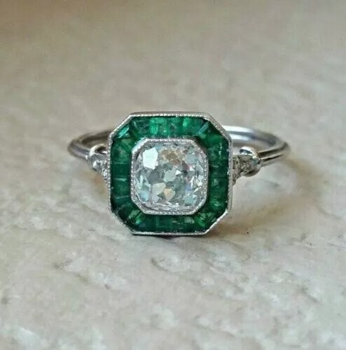 Bague fiançailles vintage - de,