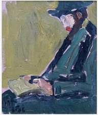 Shmuel tepler femme lisant - femme,