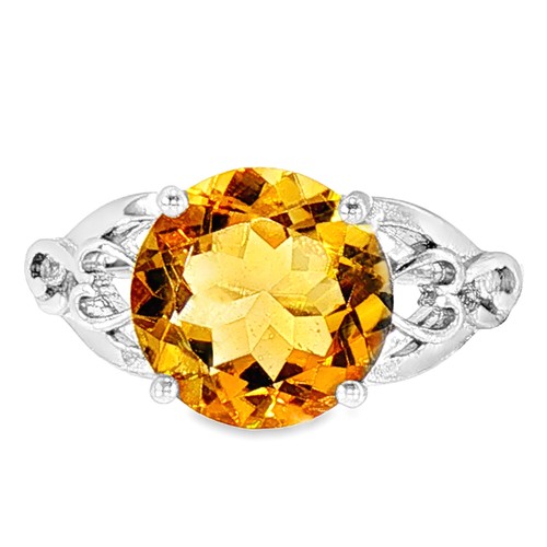 Bague jaune mm pierre - jaune, 21