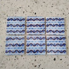 Rare Anciens Carreaux Carrelages Faience De Desvres 11cm Fourmaintraux Courquin