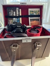 Konica camera with 3 - with,