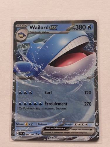 Carte pokemon wailord 016 084 - wailord, 016/084