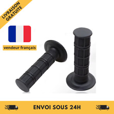 Poignée de guidon moto en caoutchouc gel MX 22mm noir