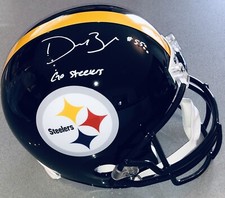 Devin Bush Jr. Pittsburgh Steelers Autographed Signed NFL Auto Helmet TSE & JSA