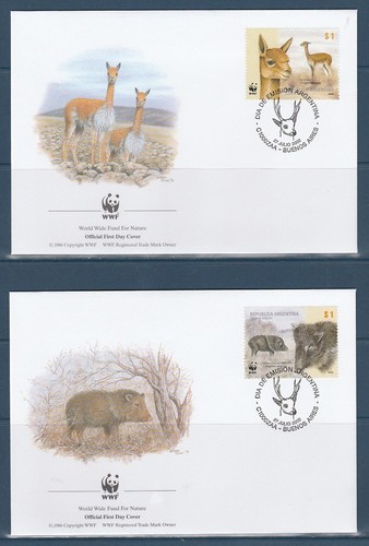Wwf enveloppe argentine - ,