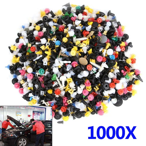 1000pcs rivets fixation clip - 1000pcs,