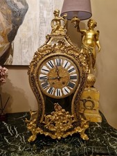 "Cartel en marqueterie Époque NAPOLÉON III "