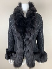 Pamella Roland Black Fox Fur