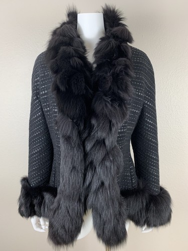 Pamella roland black fox - black, fur