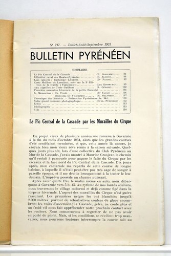 Livre ancien bulletin pyreneen - bulletin,