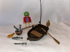 Playmobil 3937 Pirate Naufragé Barque Vintage Île Bateau