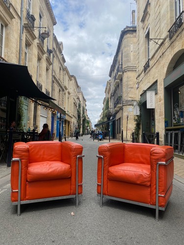 Fauteuils modèle lc2 - fauteuils, le