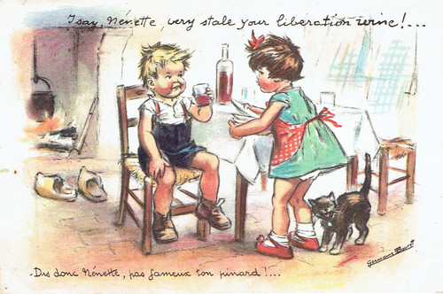 Cpa germaine bouret dis - :, "dis
