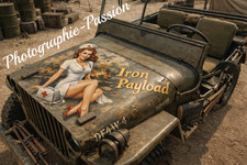 Photo 15x20 Jeep militaire