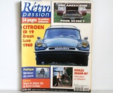 retro hebdo n 99 1999 citroen id 19 break ford zodiac 
