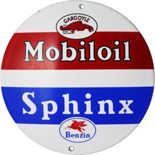 Plaque  émaillée ronde 13 cm