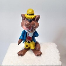  RARE FIGURINE EDUCO BABY - LES 3 PETITS COCHONS - GRAND LOUP 