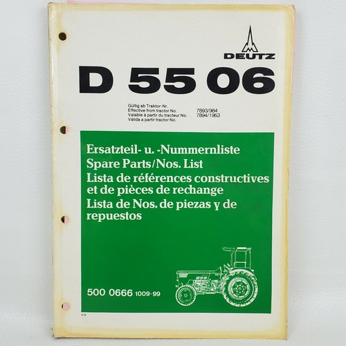 Original deutz 5506 tractor - deutz,