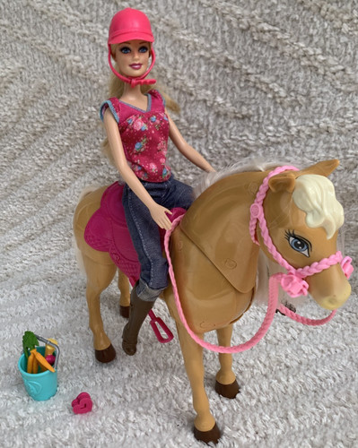 Barbie cavalière avec - , cheval
