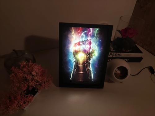 Cadre lumineux marvel - cadre,