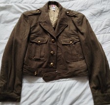 Blouson IKE Battle Dress laine kaki uniforme Ml 46 Légion Indochine Algérie