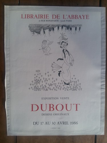 Affiche dubout exposition - ,